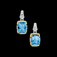Blue Topaz Earrings