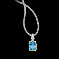 Blue Topaz Pendant