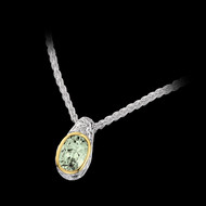 Green Amethyst Pendant