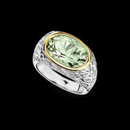 Green Amethyst Ring