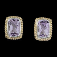 Lavender Amethyst Earrings