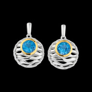 Blue Topaz Earrings