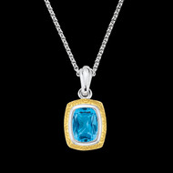 Blue Topaz Pendant