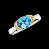 Blue Topaz Ring