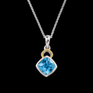 Blue Topaz Pendant