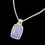 Blue Chalcedony Pendant