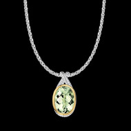 Green Amethyst Pendant