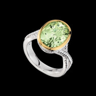 Green Amethyst Ring