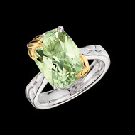 Green Amethyst Ring