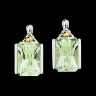 Green Amethyst Earrings