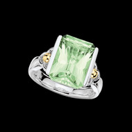 Green Amethyst Ring