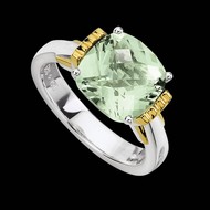 Green Amethyst Ring