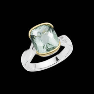 Green Amethyst Ring