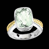 Green Amethyst Ring