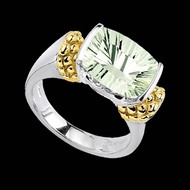 Green Amethyst Ring