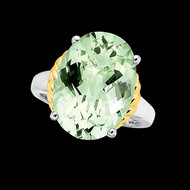 Green Amethyst Ring