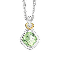 Green Amethyst Pendant