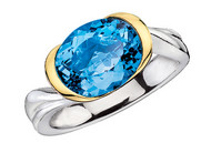 Blue Topaz Ring