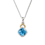 Blue Topaz Pendant