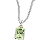 Green Amethyst Pendant