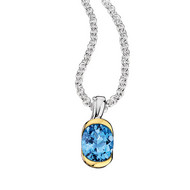 Blue Topaz Pendant
