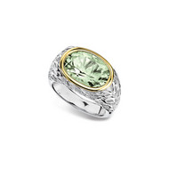 Green Amethyst Ring