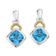 Blue Topaz Earrings