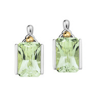 Green Amethyst Earrings