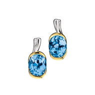 Blue Topaz Earrings