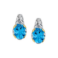 Blue Topaz Earrings