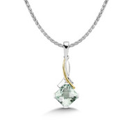 Green Amethyst Pendant