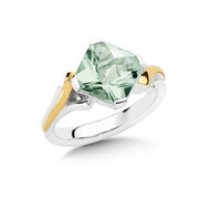 Green Amethyst Ring