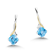 Blue Topaz Earrings