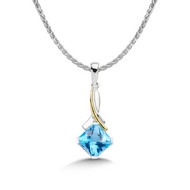 Blue Topaz Pendant