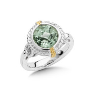 Green Amethyst Ring