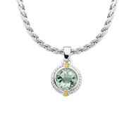 Green Amethyst Pendant