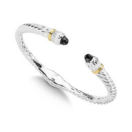 Onyx Bangle Bracelet