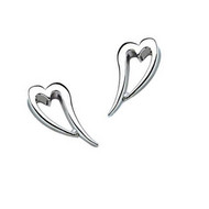 Just Add Love Remember Me Silver Earrings