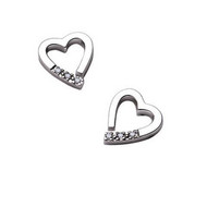 Just Add Love Memories Silver Earrings