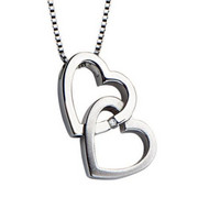Just Add Love Hold On Silver Pendant