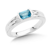 Blue Topaz Ring