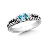 Blue Topaz Ring