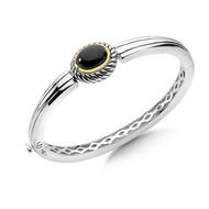 Onyx Bangle Bracelet