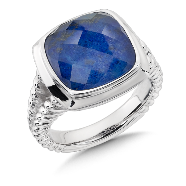 Lapis Ring in Sterling Silver