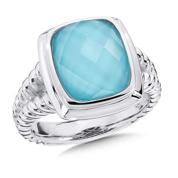 Turquoise Ring in Sterling Silver