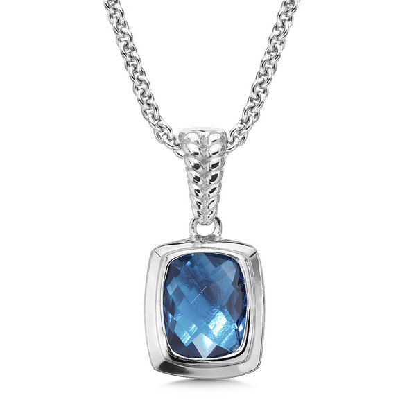 London Blue Topaz Pendant