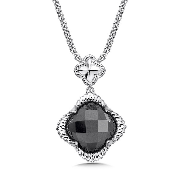 Hematite Pendant in Sterling Silver