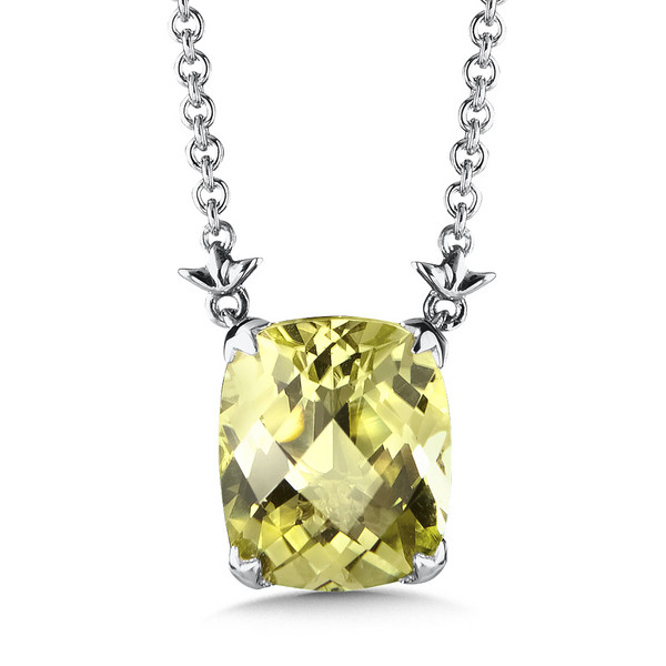 Shop by Designer > Colore SG > Lemon Quartz Pendant in Sterling Silver