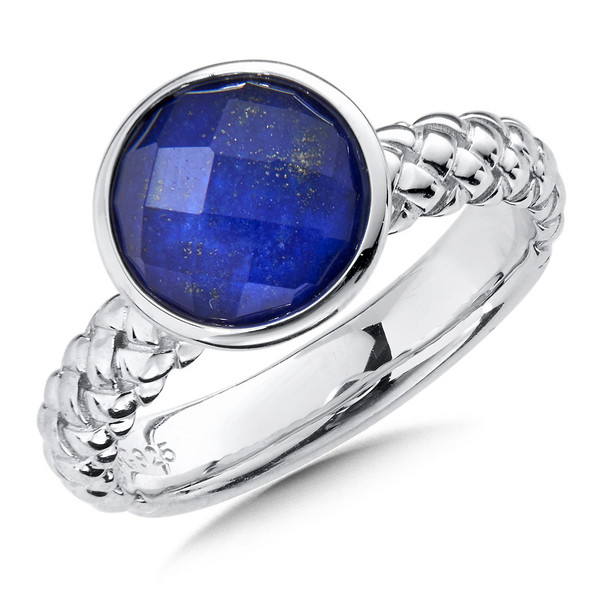 Lapis Ring in Sterling Silver