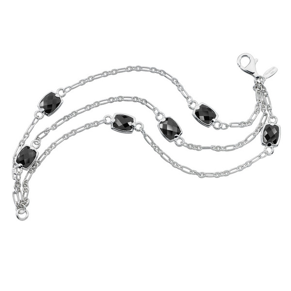 Onyx Bracelet in Sterling Silver